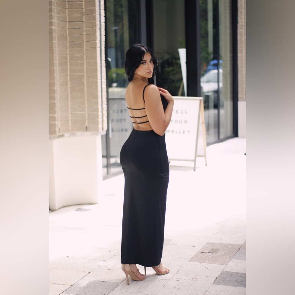 Brand New Open back dress